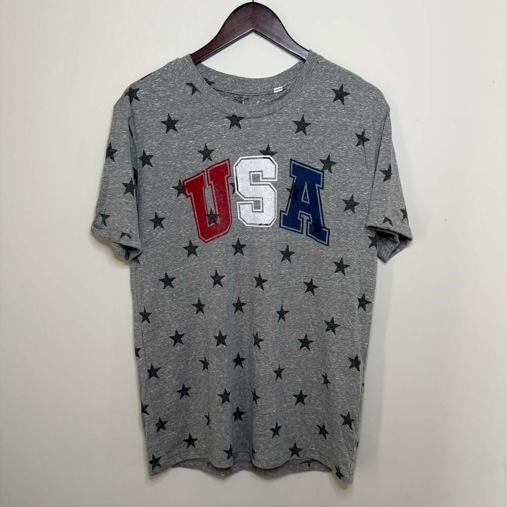 Royce Brand USA Star Print Graphic T-Shirt Size Large